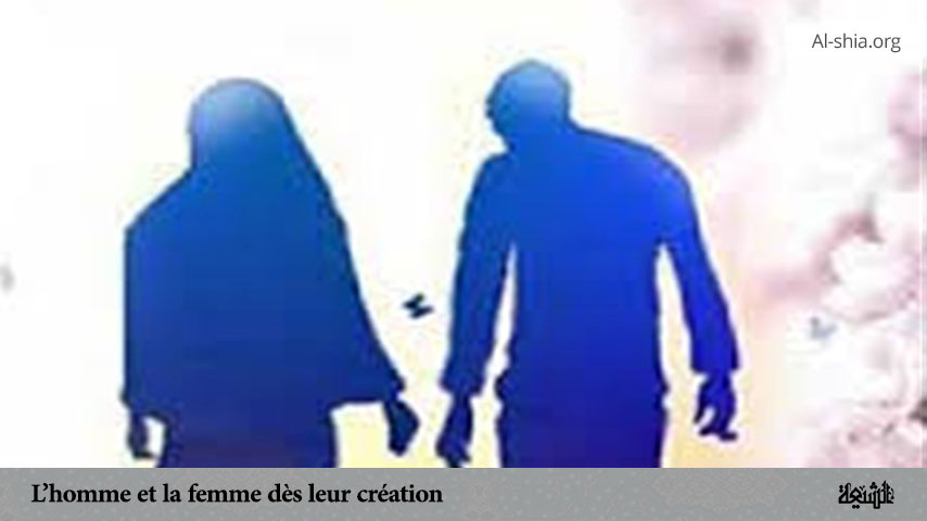 L’homme et la femme dès leur création