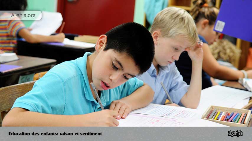 Education des enfants: raison et sentiment