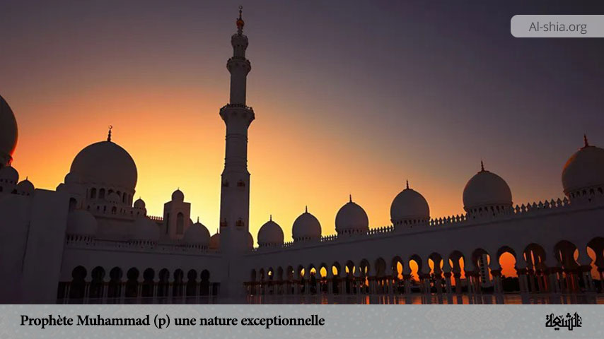 Prophète Muhammad (p) une nature exceptionnelle